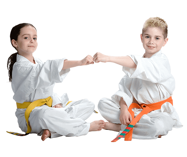 Martial Arts Lessons for Kids in Burlington NJ - Kids Greeting Happy Footer Banner